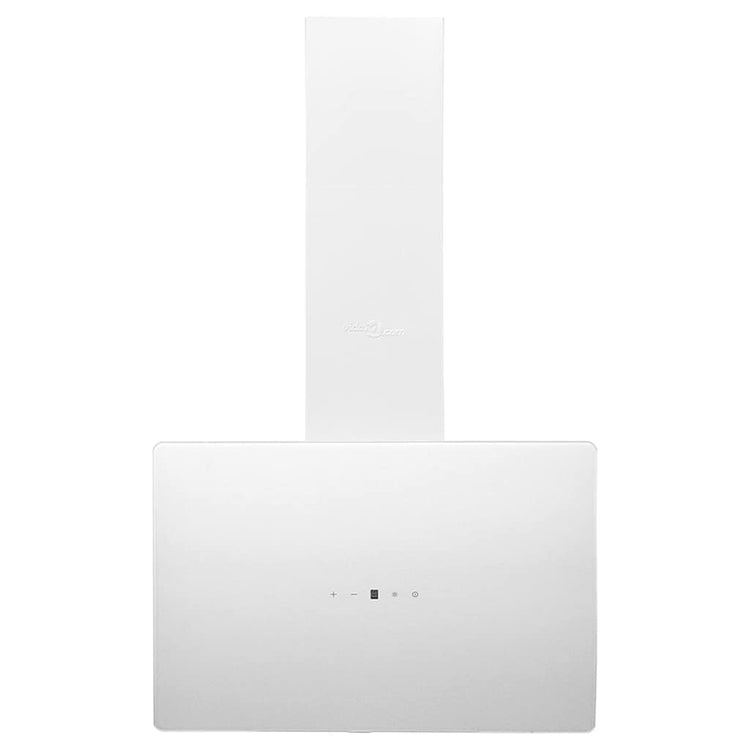 Capeur d'extracteur de paroi Vidaxl 60 cm en acier et verre trempé blanc