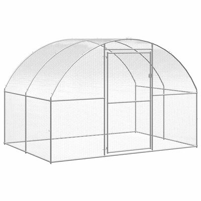 Vidaxl Chicken Run 3x2x2 M Galvanisé Steel