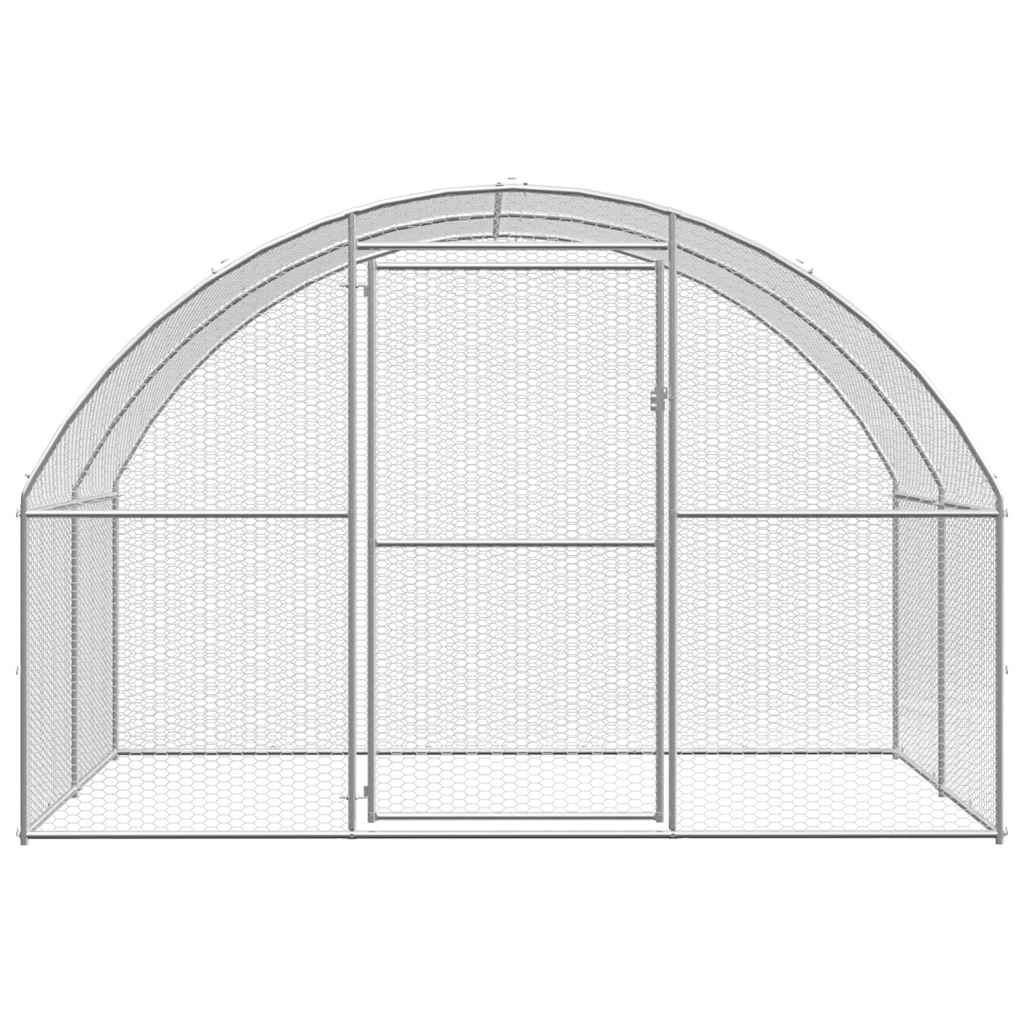 Vidaxl Chicken Run 3x2x2 M Galvanisé Steel