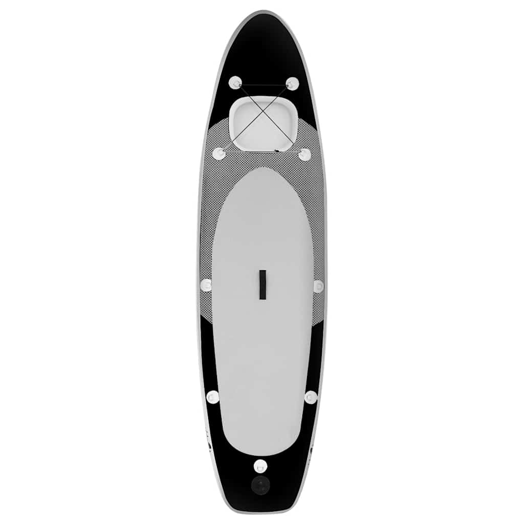 Vidaxl stand up paddleboard Set gonflable 360x81x10 cm noir