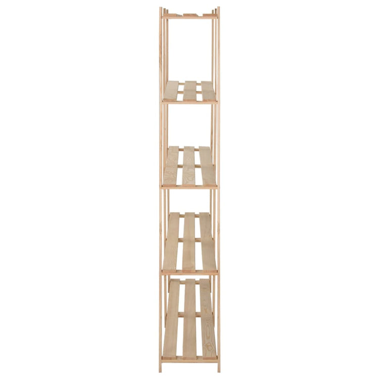 Rack de stockage Vidaxl 5 couches 170x28.5x170 cm Pine solide
