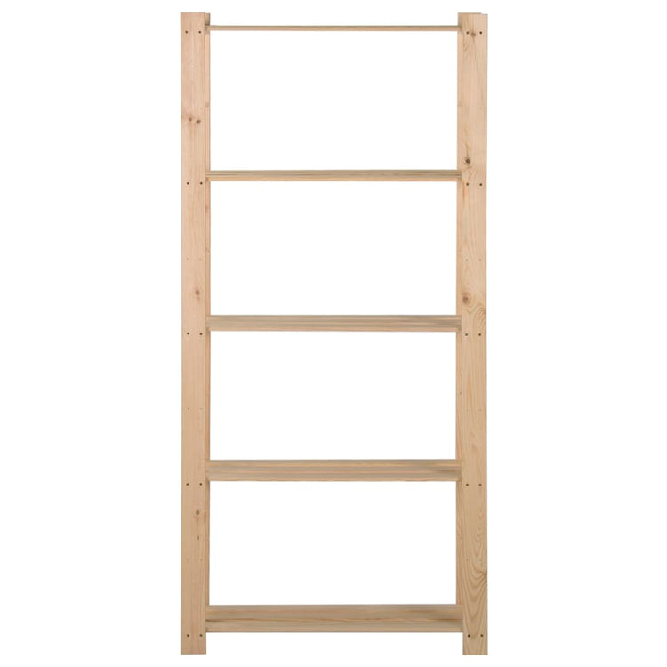 Rack de stockage Vidaxl 5 couches 80x28.5x170 cm Pine solide