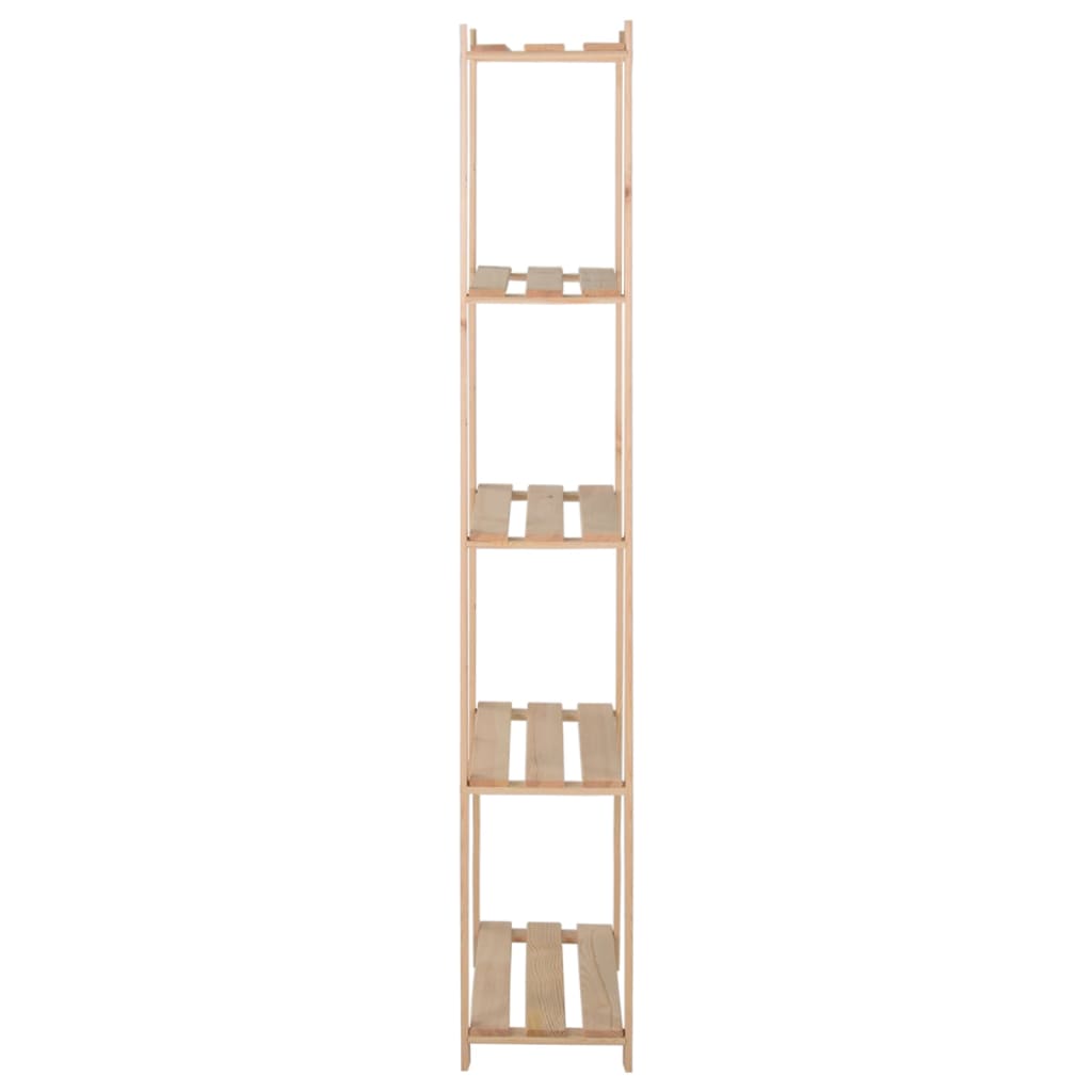 Rack de stockage Vidaxl 5 couches 80x28.5x170 cm Pine solide