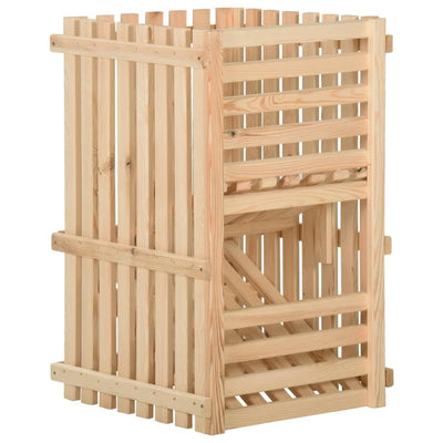Vidaxl Potato Plist 50x50x80 cm Pine solide