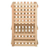 Vidaxl Potato Plist 50x50x80 cm Pine solide