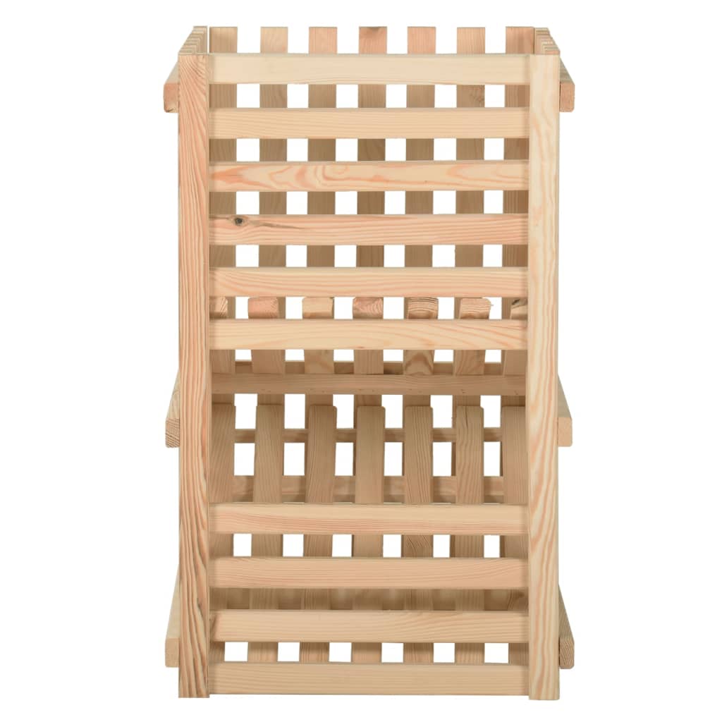 Vidaxl Potato Plist 50x50x80 cm Pine solide