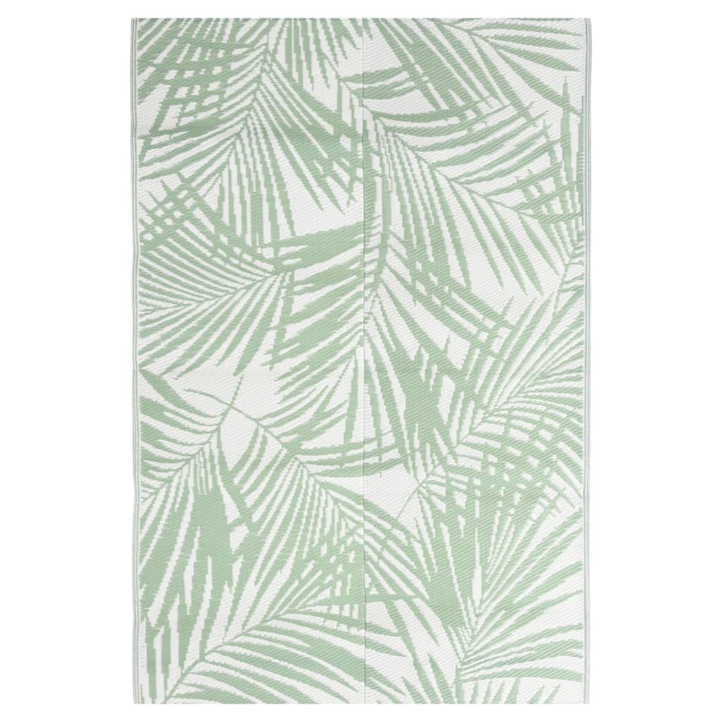 Vidaxl à l'extérieur du tapis 190x290 cm vert polypropène