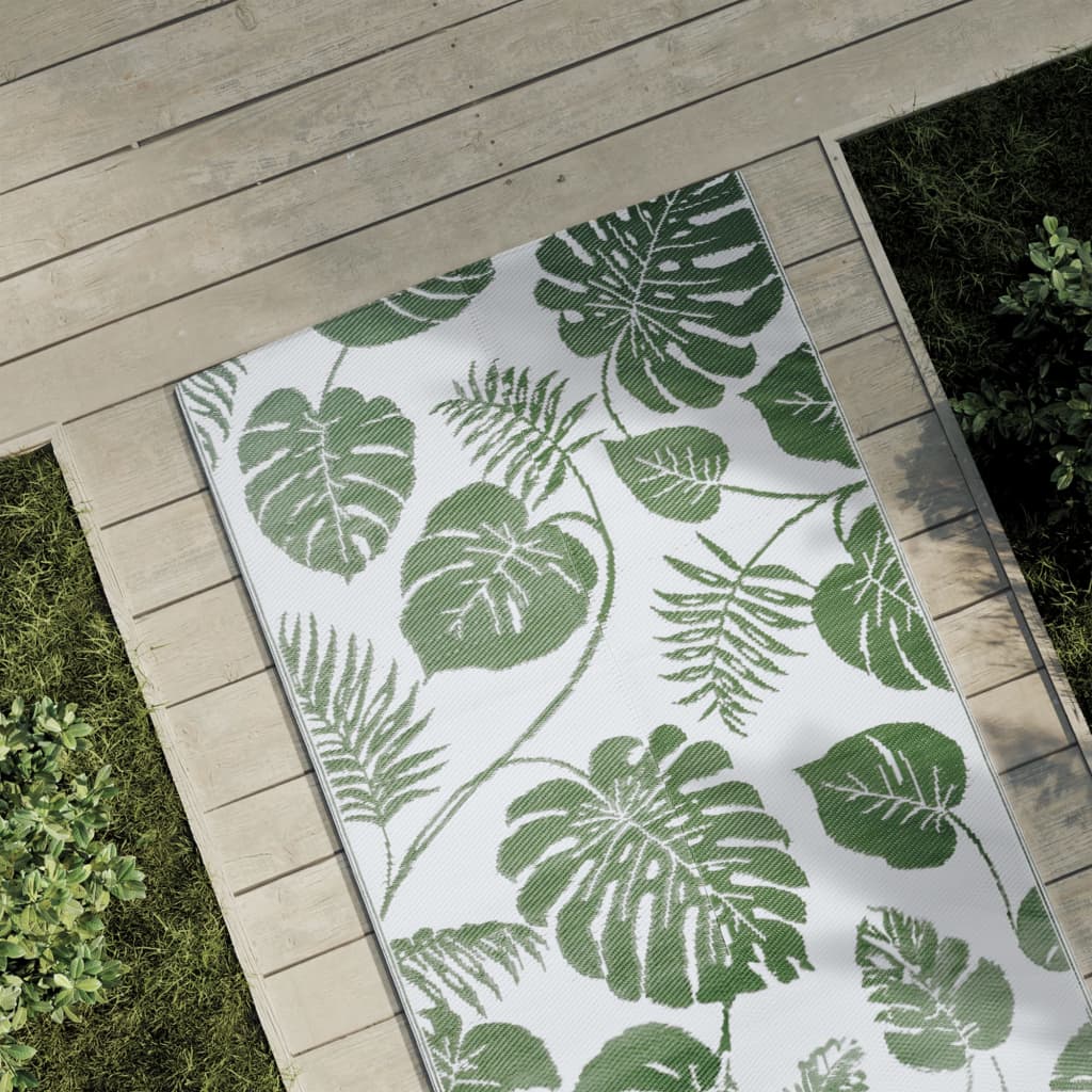 Vidaxl Extérieur Rug 80x250 cm Green en polypropène