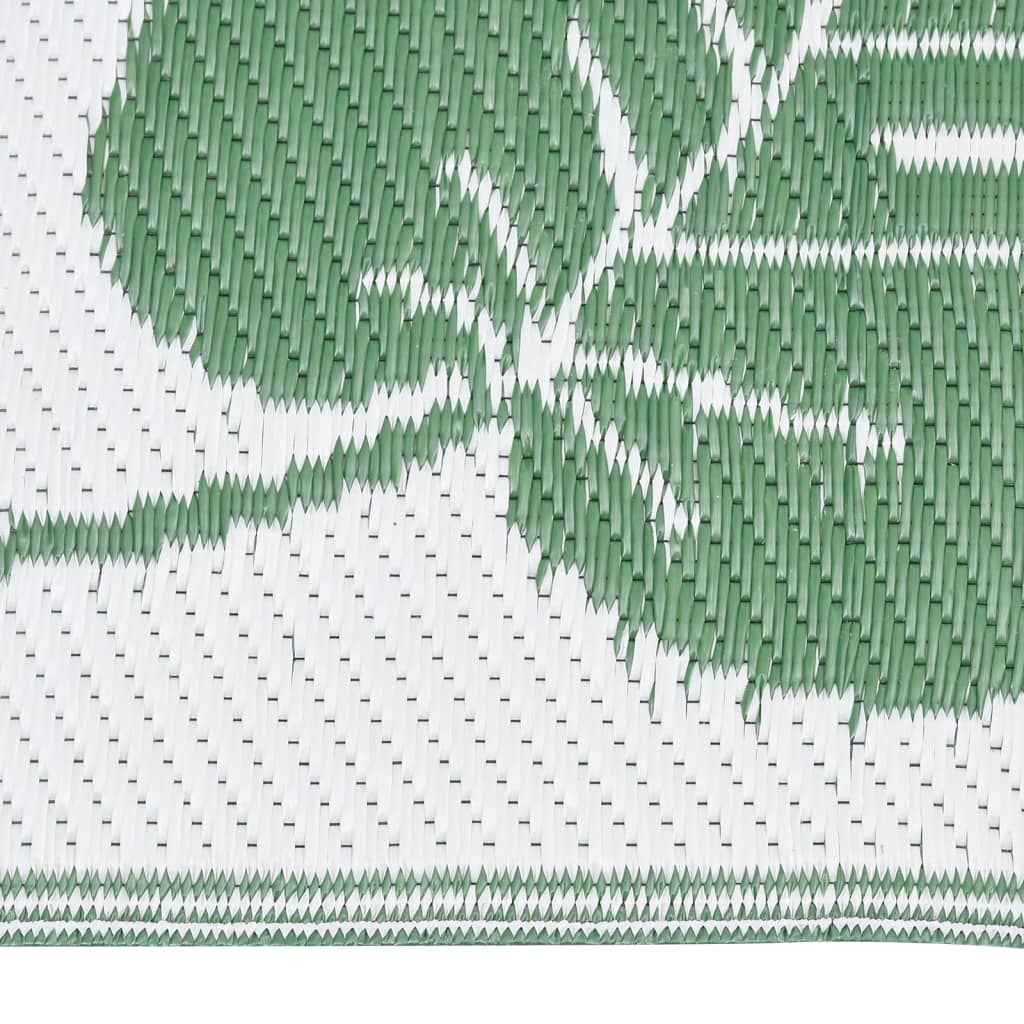 Vidaxl à l'extérieur du tapis 190x290 cm vert polypropène
