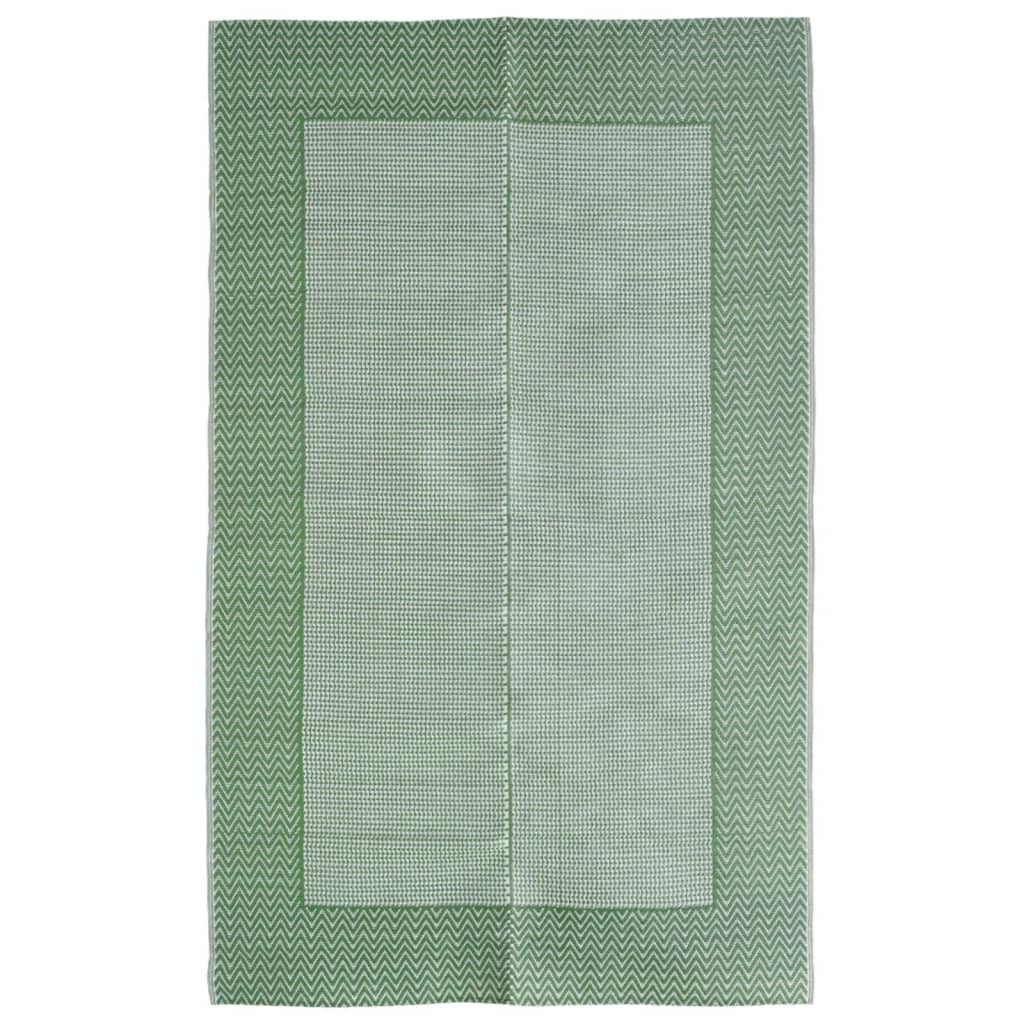 Vidaxl à l'extérieur du tapis 190x290 cm vert polypropène