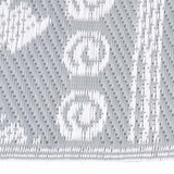 Vidaxl Extérieur Rug 80x150 cm Gray en polypropène - afbeelding 3