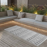 Vidaxl Extérieur Rug 80x150 cm Gray en polypropène - afbeelding 1
