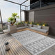 Vidaxl à l'extérieur du tapis 140x200 cm Gray en polypropène