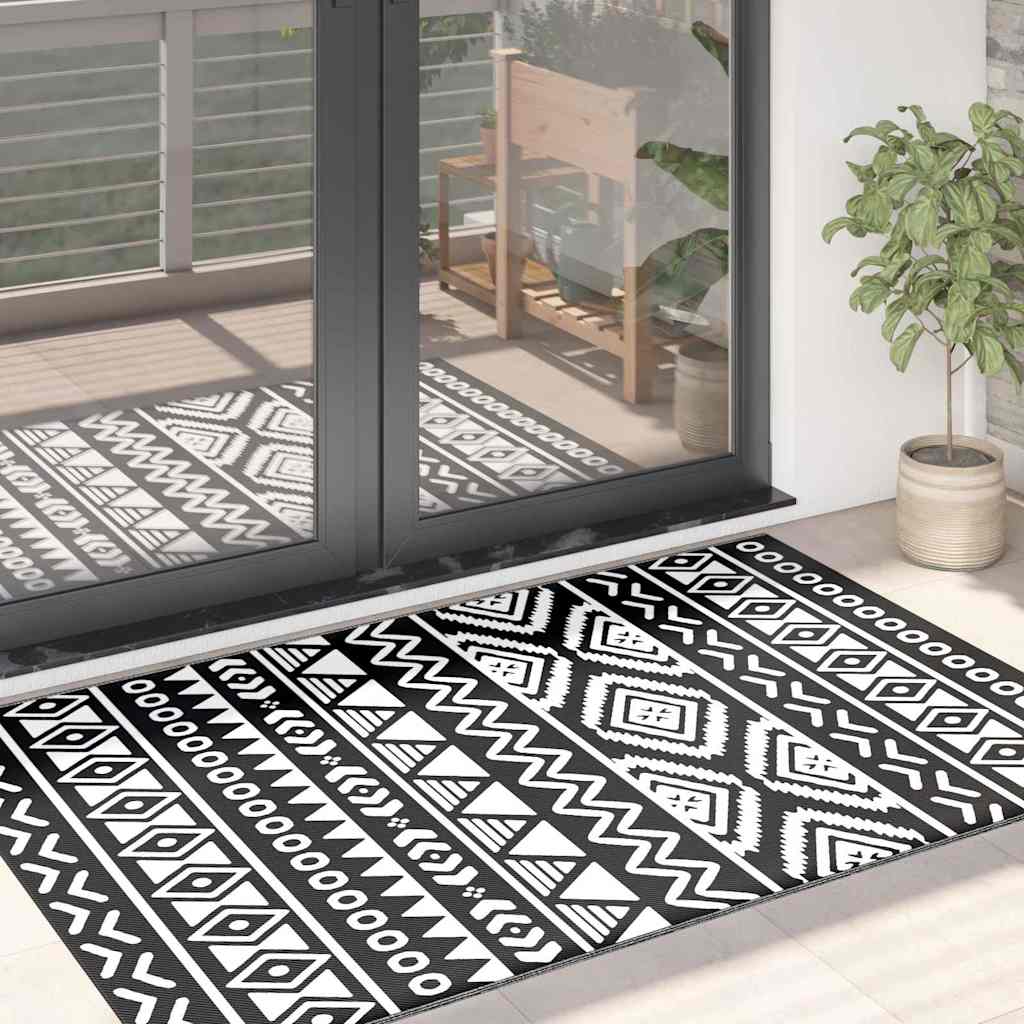Vidaxl RAGN EXTÉRIEUR 120x180 cm Black en polypropène