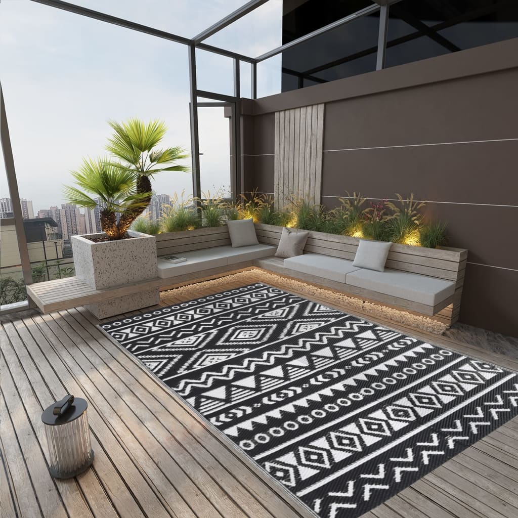 Vidaxl RAGN EXTÉRIEUR 140x200 cm en polypropène noir
