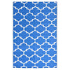 Vidaxl à l'extérieur du tapis 160x230 cm Bleu polypropène