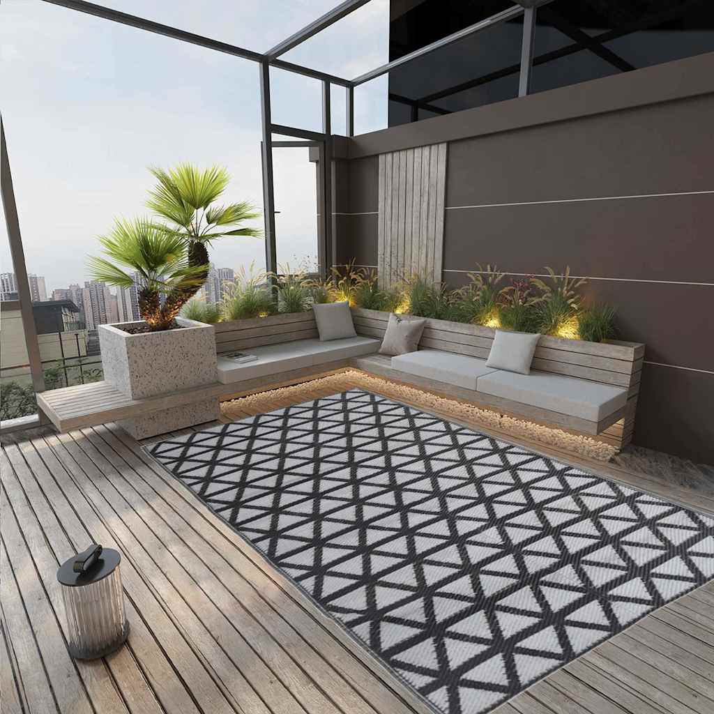 Vidaxl RAGN EXTÉRIEUR 140x200 cm en polypropène noir