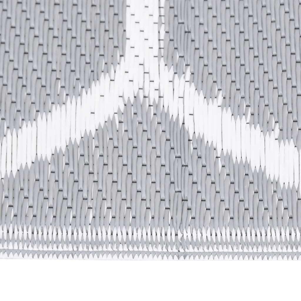 Vidaxl Extérieur Rug 80x250 cm Gray en polypropène