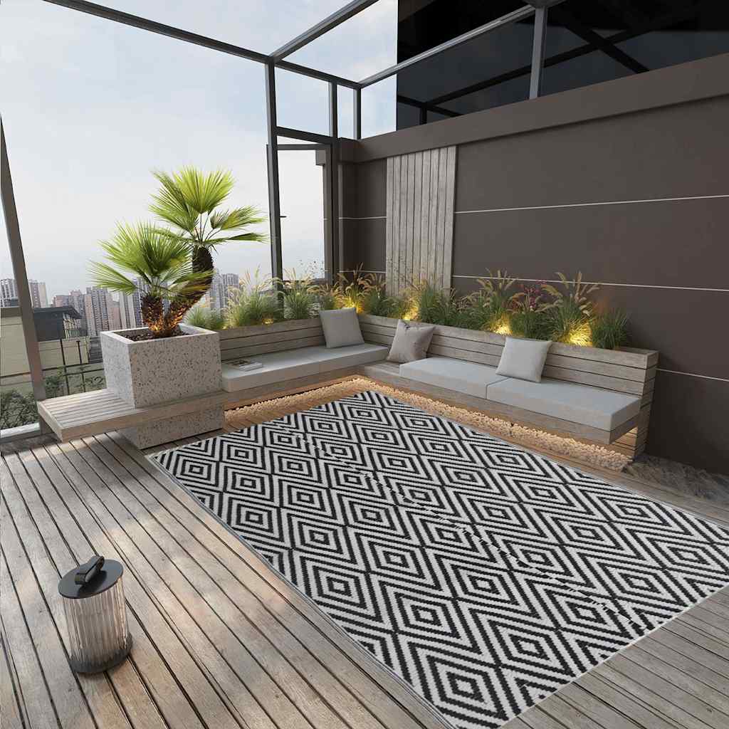 Vidaxl RAGN EXTÉRIEUR 140x200 cm en polypropène noir