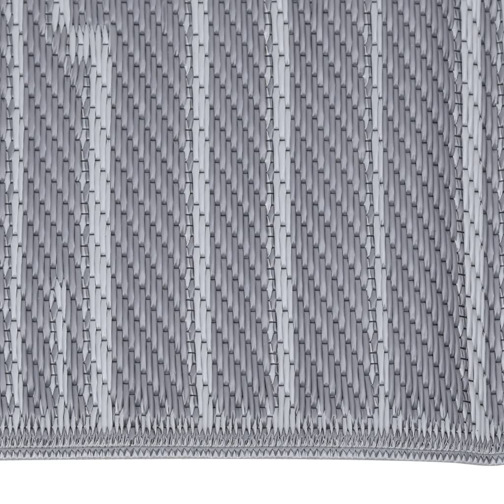 Vidaxl Extérieur Rug 80x250 cm Anthracite en polypropène -colore