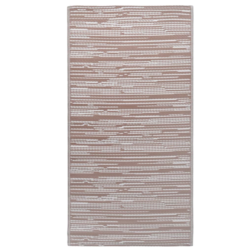 Vidaxl à l'extérieur du tapis 140x200 cm en polypropène taupe