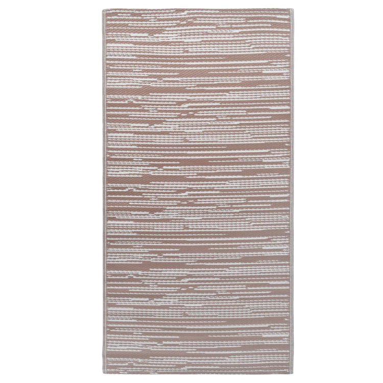 Vidaxl à l'extérieur du tapis 140x200 cm en polypropène taupe