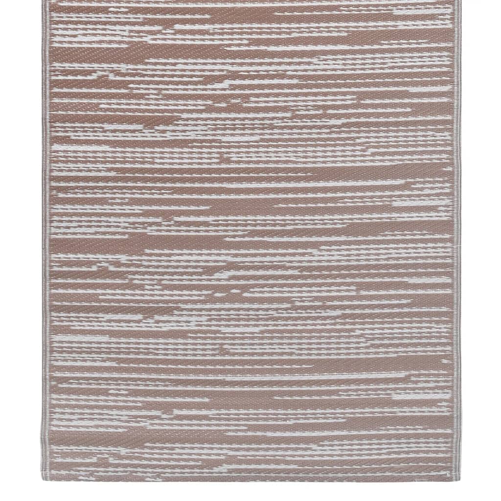 Vidaxl à l'extérieur du tapis 140x200 cm en polypropène taupe