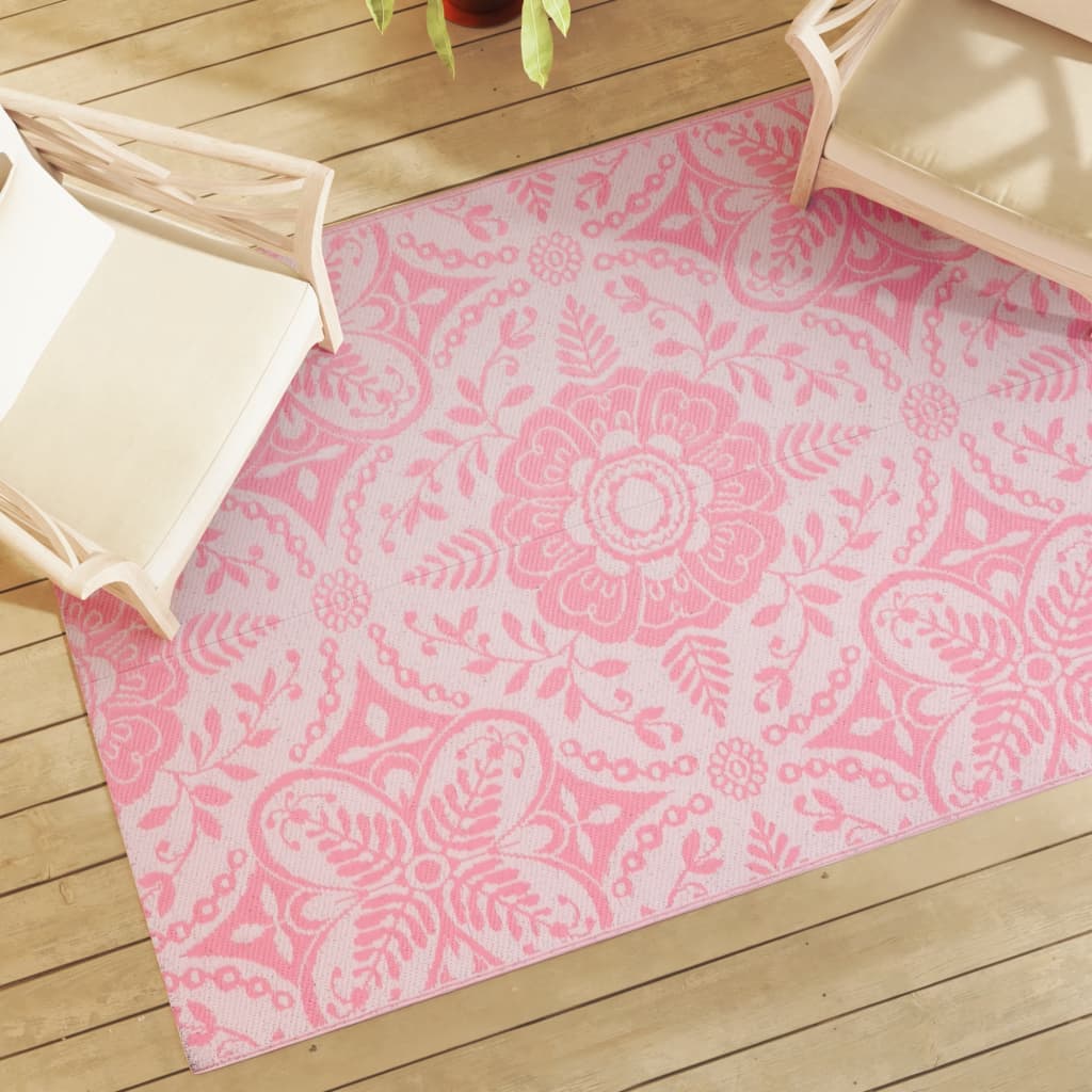 Vidaxl RAGN EXTÉRIEUR 140x200 cm Polypropène rose