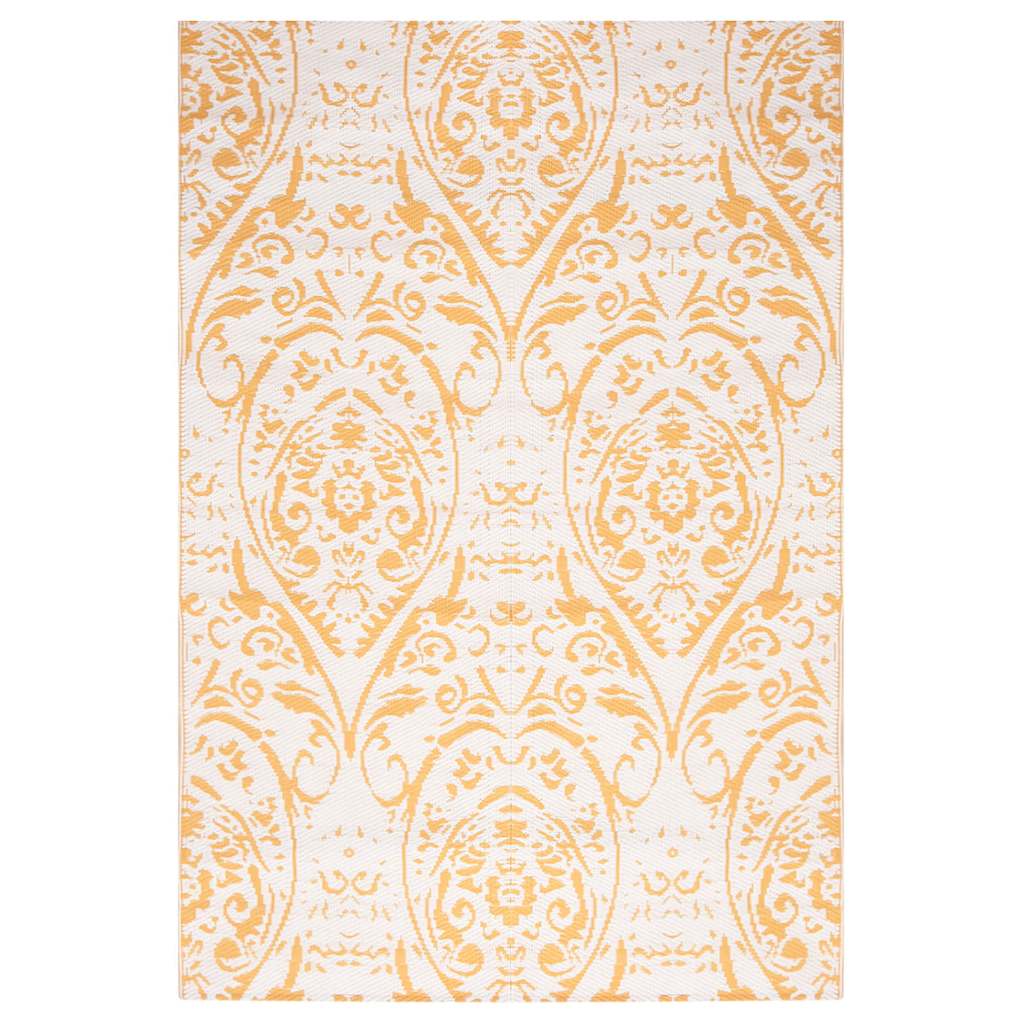Vidaxl Extérieur Rapis 140x200 cm Polypropène Jaune