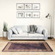 Vidaxl tapis lavable anti-glip 80x150 cm noir et or de couleur