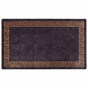 Vidaxl tapis lavable antidérapant 190x300 cm noir et or de couleur - afbeelding 2