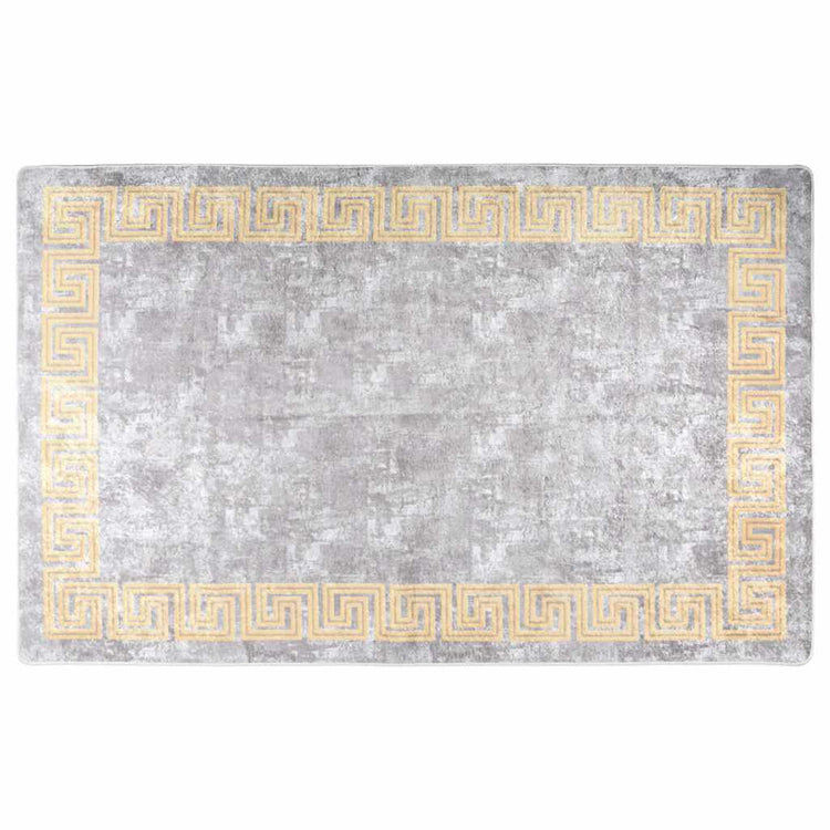 Tapis vidaxl Anti-slip lavable 160x230 cm gris
