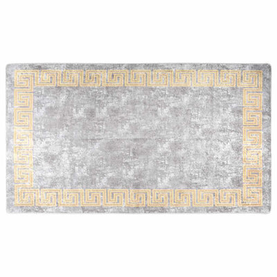 Tapis vidaxl Anti-slip lavable 190x300 cm Gray