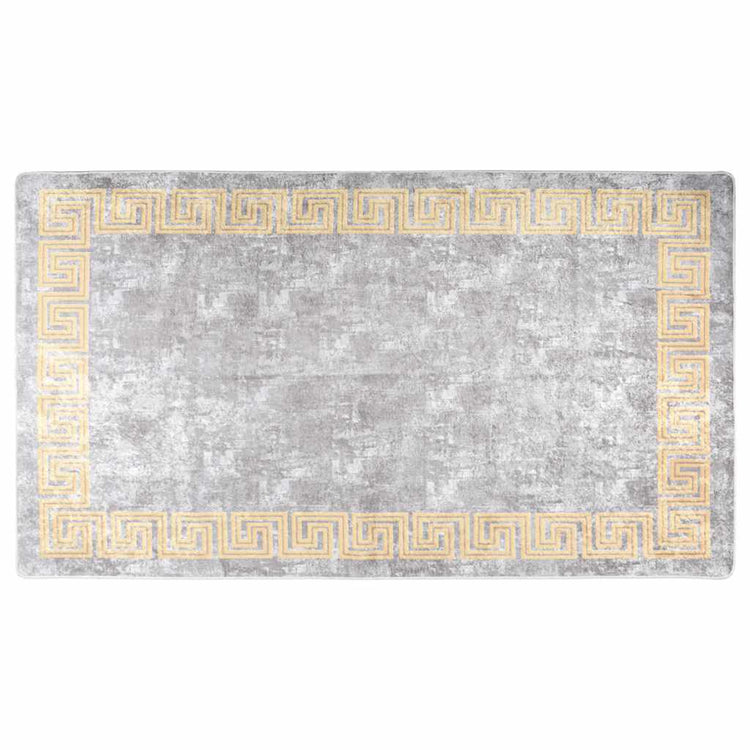 Tapis vidaxl Anti-slip lavable 190x300 cm Gray