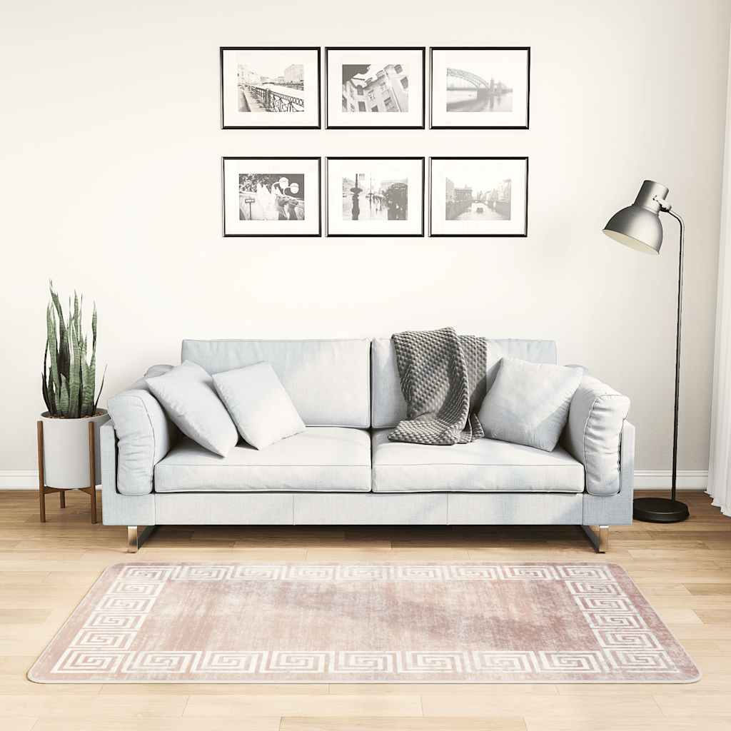 Tapis vidaxl Anti-slip 80x150 cm beige