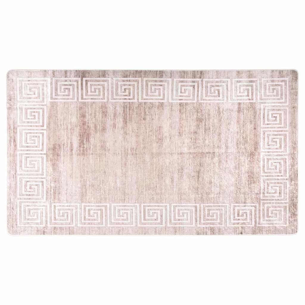 Tapis vidaxl Anti-slip lavable 190x300 cm beige