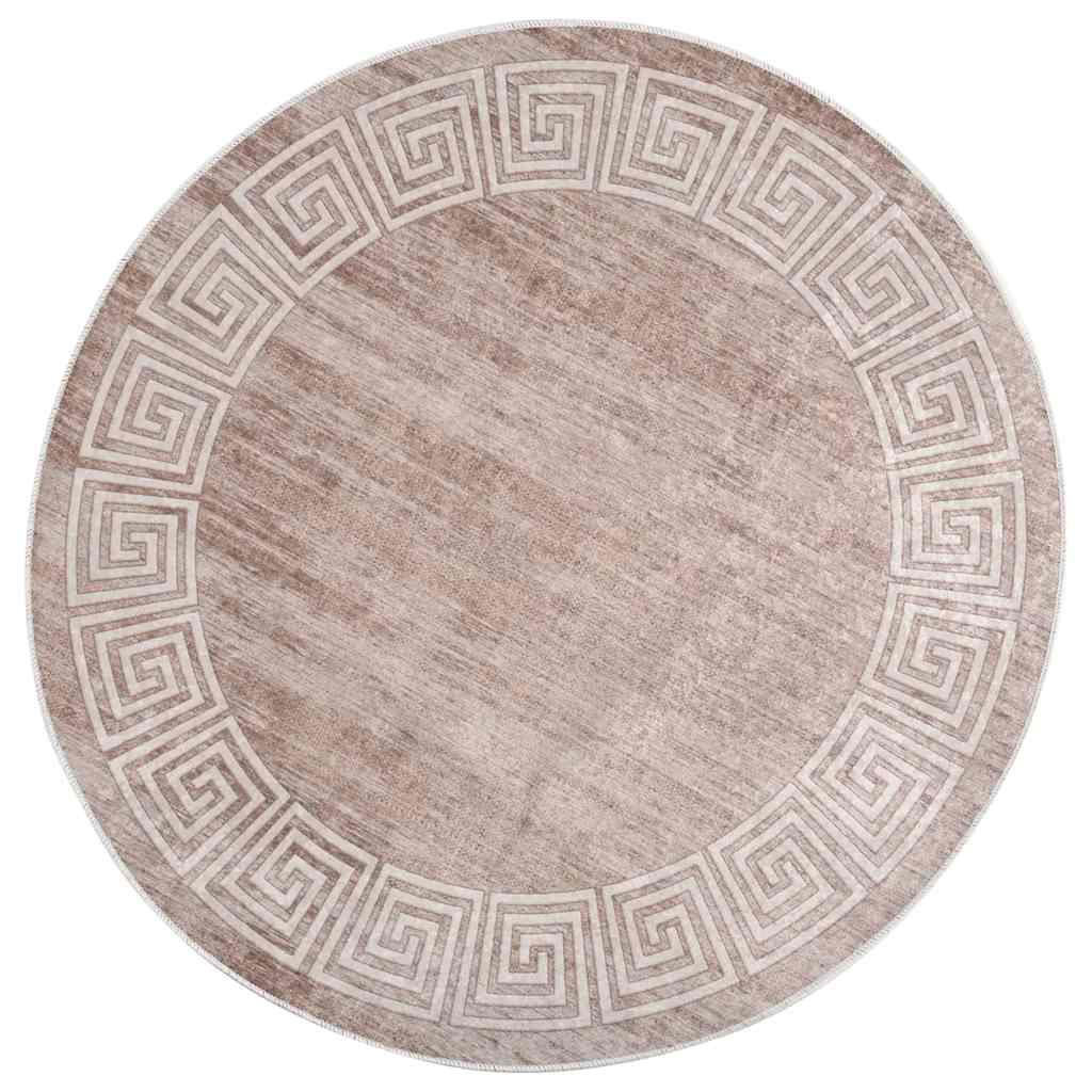 Tapis vidaxl Anti-slip 120 cm beige