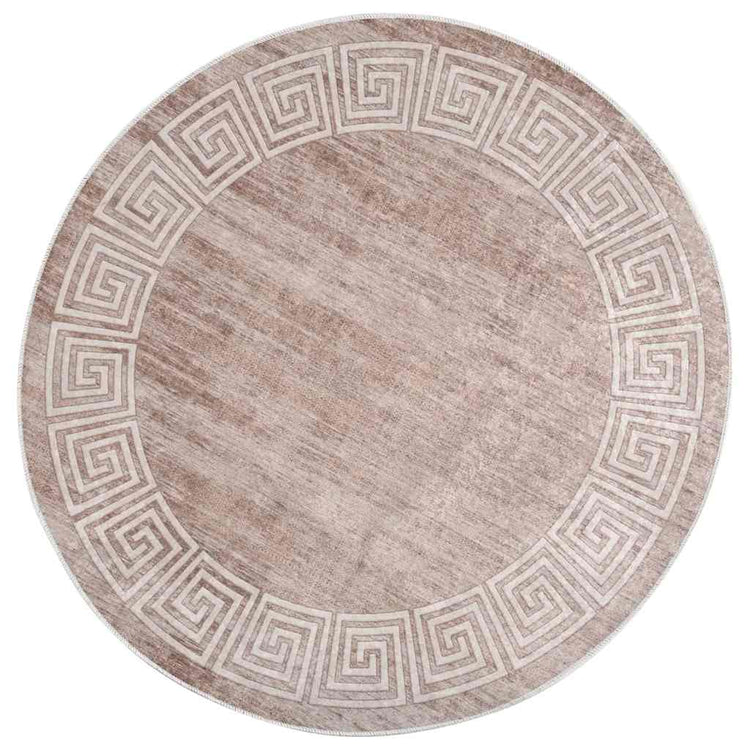 Tapis vidaxl Anti-slip 120 cm beige