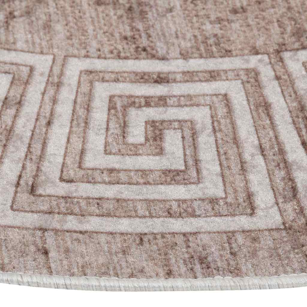 Tapis vidaxl Anti-slip 120 cm beige