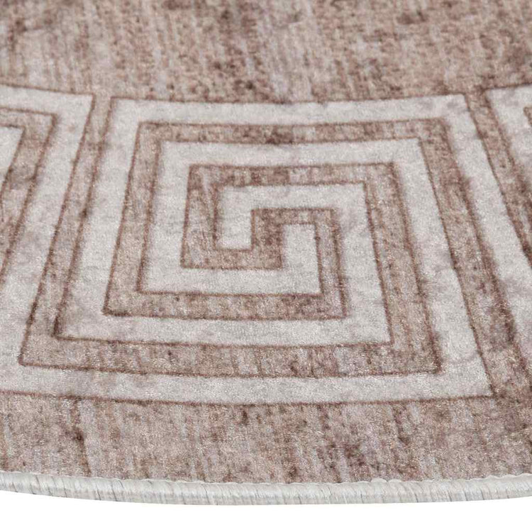 Tapis vidaxl Anti-slip 120 cm beige