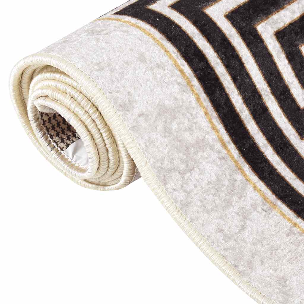 Tapis vidaxl Anti-slip 80x150 cm beige clair