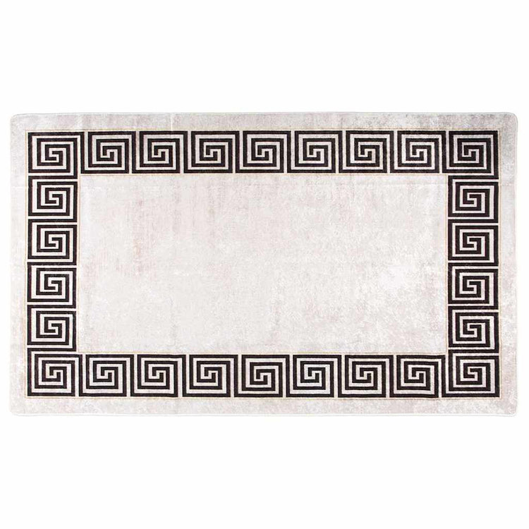 Tapis vidaxl Anti-slip lavable 120x180 cm beige clair