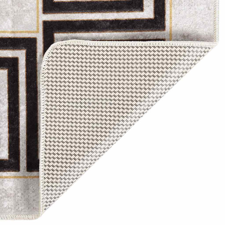 Tapis vidaxl Anti-slip lavable 120x180 cm beige clair