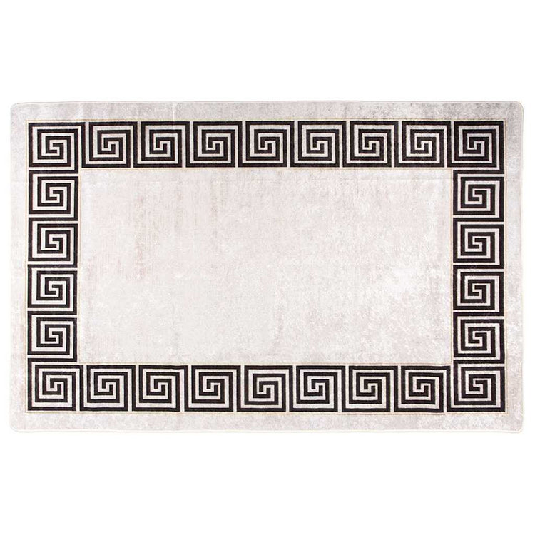 Tapis vidaxl Anti-slip lavable 160x230 cm beige clair