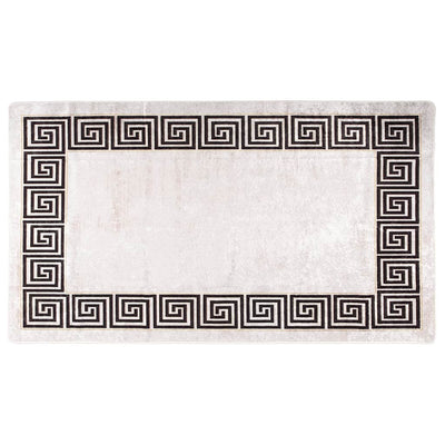 Tapis vidaxl Anti-slip lavable 190x300 cm beige clair