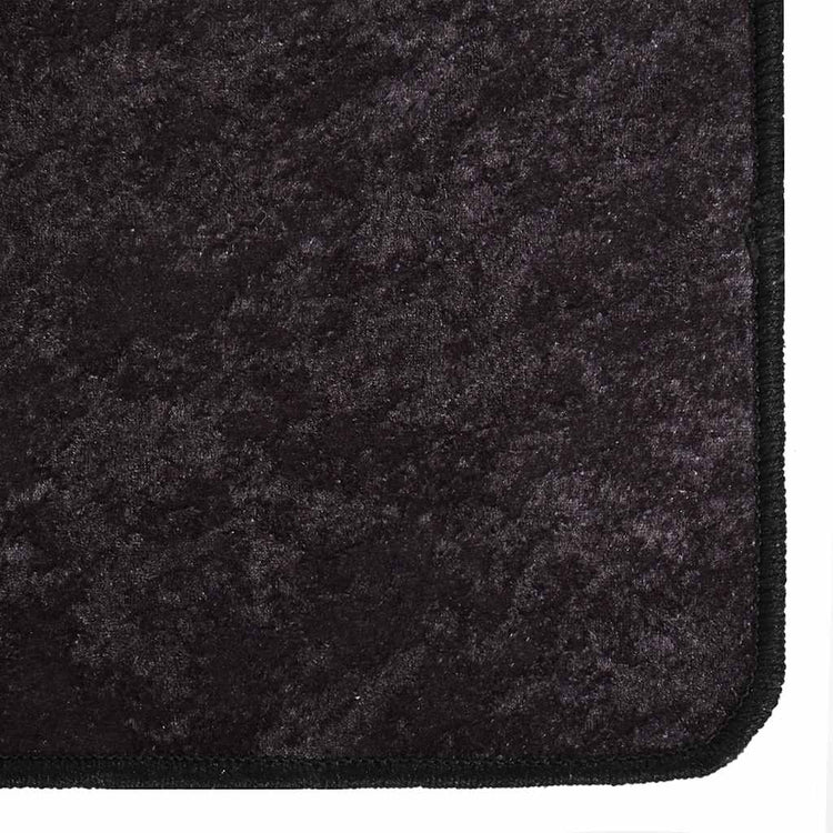 Tapis Vidaxl Wasable Anti-Slip 80x150 cm Colaire à l'anthracite