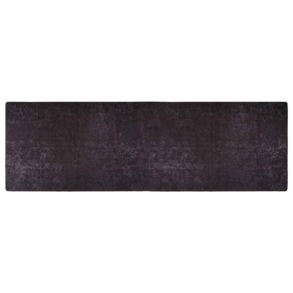 Vidaxl tapis lavable antidérapant 80x300 cm de couleur anthracite