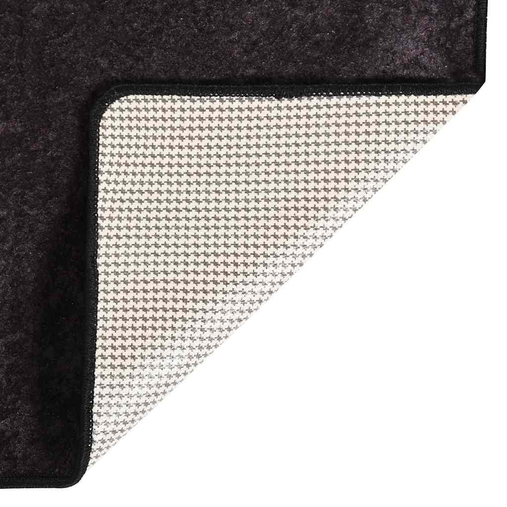 Vidaxl tapis lavable antidérapant 80x300 cm de couleur anthracite