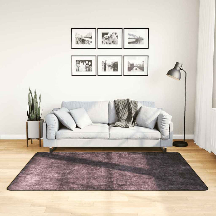 Tapis vidaxl Anti-slip lavable 120x180 cm de couleur anthracite