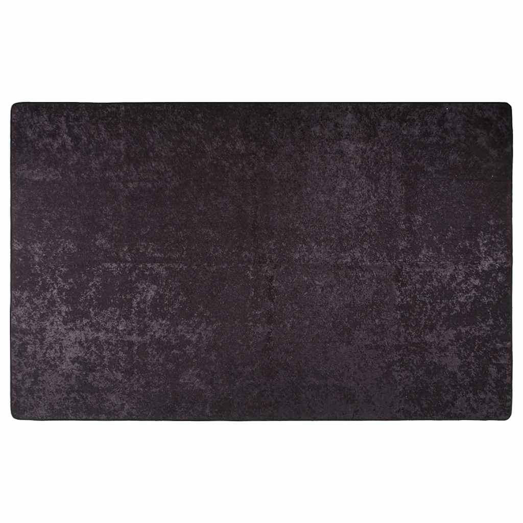 Tapis vidaxl Anti-slip lavable 160x230 cm de couleur anthracite